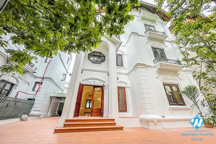 Charming house in a quiet location with lake view for rent in Westlake Tay Ho, Hanoi, Vietnam